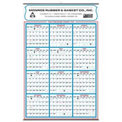 Year At A Glance Calendar