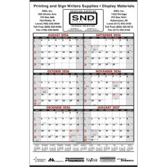 Year-In-View 6 Months-In-View Academic Calendar