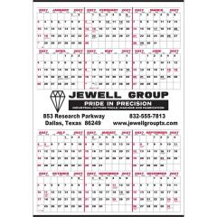 Year-In-View Center Ad Calendar