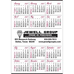 Year-In-View Center Ad Calendar