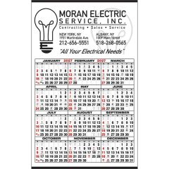 Year-In-View Popular Calendar - 1 Color Imprint