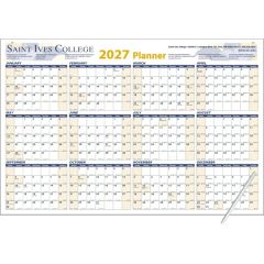 Year-In-View Write-On/Wipe-Off Daily Memo Calendar