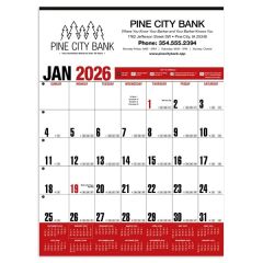 Products Yearly Record Red Calendar
