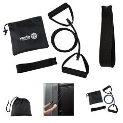 Yoga Fitness Bands In Nylon Pouch