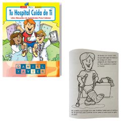Your Hospital Cares About You Spanish Coloring Book Fun Pack