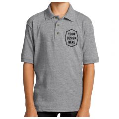 Youth's Everyday Port & Company Core-Blend Jersey-Knit Polo