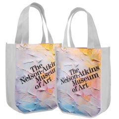 Yuma Sublimated Non-Woven Curve Bottom Tote - 2-Sided