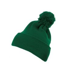 Yupoong Cuffed Knit Beanie With Pom Pom Hat
