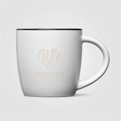 Zanzibar Ceramic Colorpop White Mug - 12 Oz