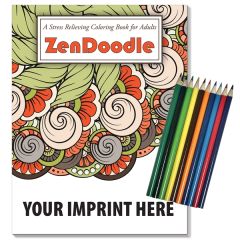 Zendoodle Stress Relieving Coloring Book - Relax Pack