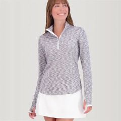 Zero Restriction Women's Shae Quarter-Zip Mock Pullover