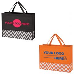 Zigzag Non-Woven Tote Bag
