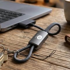 Zinc Alloy Key Chain Style Cable