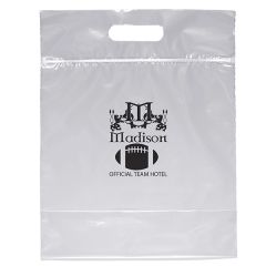 Zip Closure Die Cut Handle Bag - Flexo Ink Print