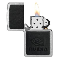 Zippo Windproof Lighter - Leather Black