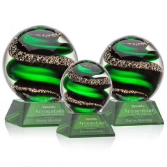 Zodiac Award On Sheffield Base - Green