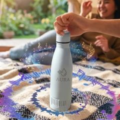 Zos Thermal Bottle With Integrated Wireless Speaker Base