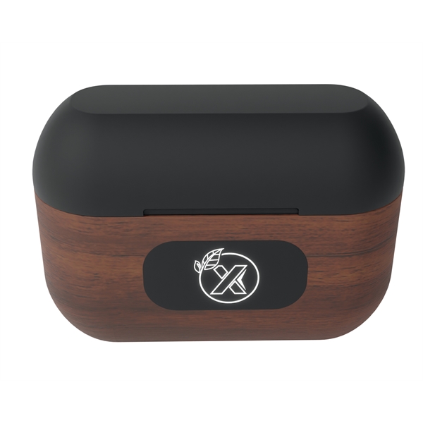 専用 tws Scx Design Walnut Wood Wireless Earbuds And Charging Case 124858