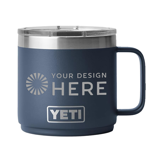 Bulk Yeti Rambler 14 Oz Mug with Magslider Lid by Logotech