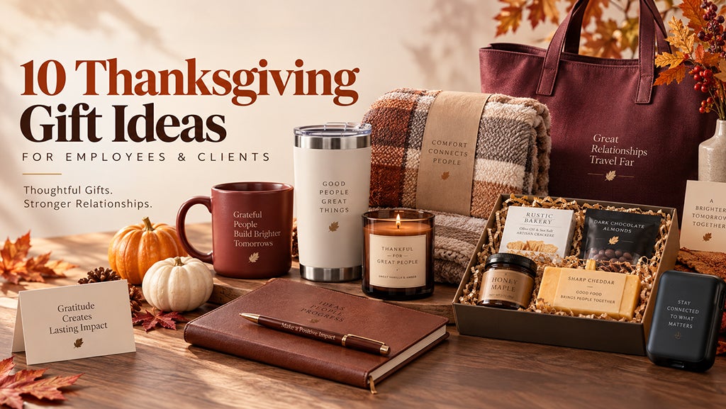 10 Thanksgiving Gift Ideas for Employees & Clients | by Logotech