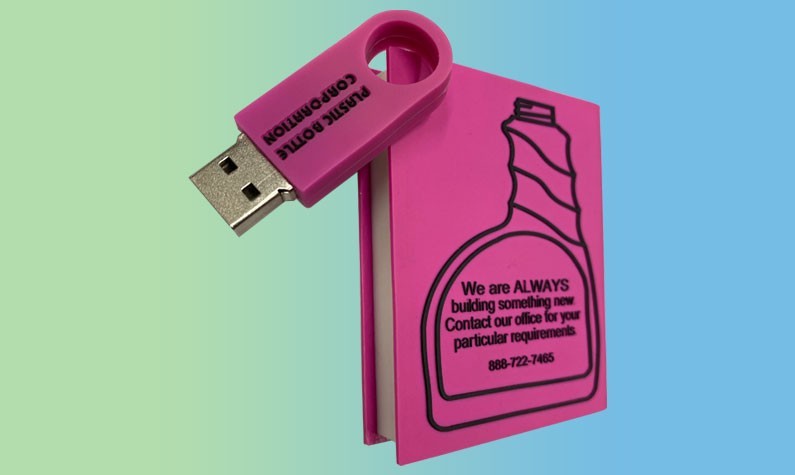 Plastic Bottle Corp Custom USB Flash Drive