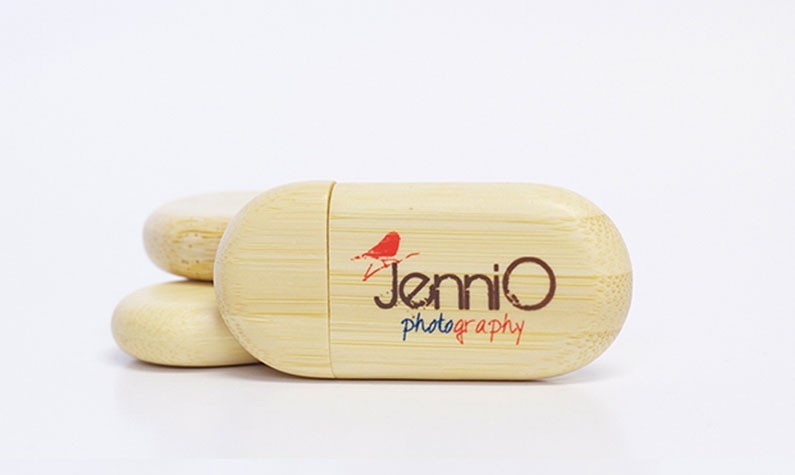 Custom Bamboo USB Flash Drive