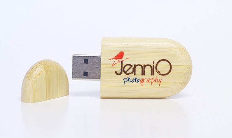 Custom Bamboo USB Flash Drive