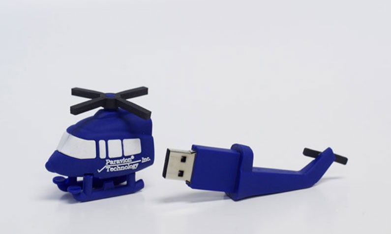 Custom Helicopter USB Flash Drive