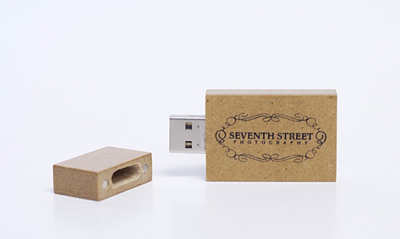 Custom Recycled Paper USB Flash Drive