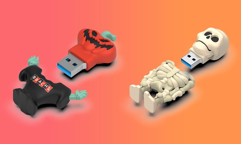 Custom Halloween Shaped USB Flash Drives