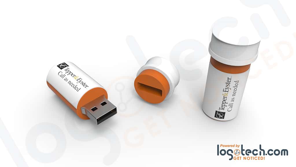 Prescription Bottle USB Flash Drive