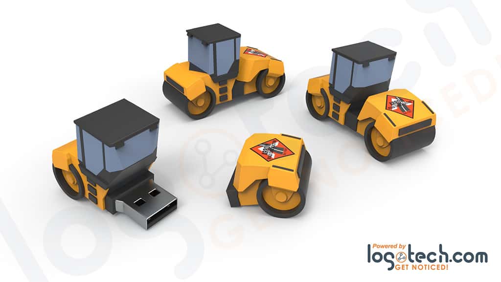 Road Roller USB Flash Drive