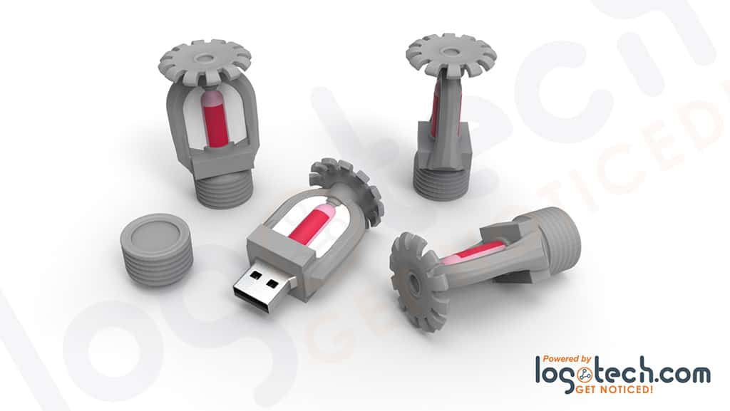 Fire Sprinkler USB Flash Drive