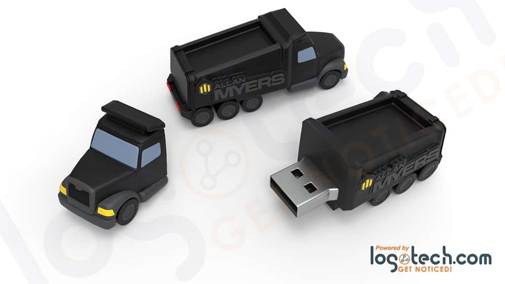 Dump Truck USB Flash Drive