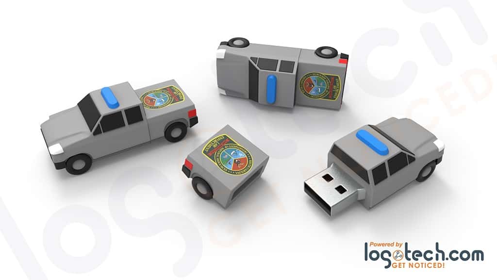 Public Safety Pickup Truck USB Flash Drive