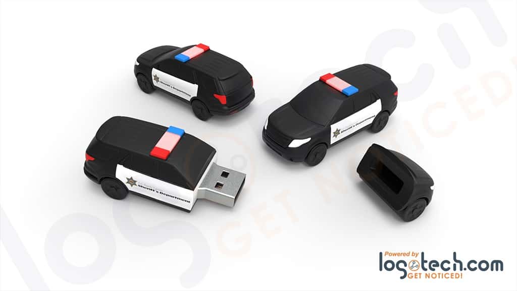 Light-Up Police Ford Explorer USB Flash Drive