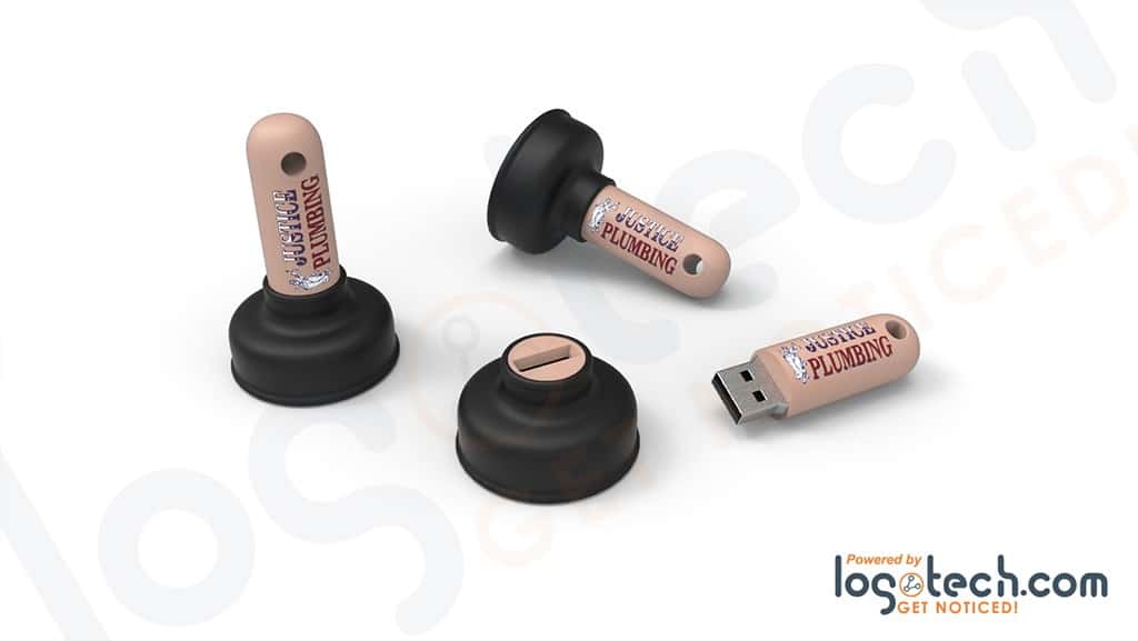 Plunger USB Flash Drive