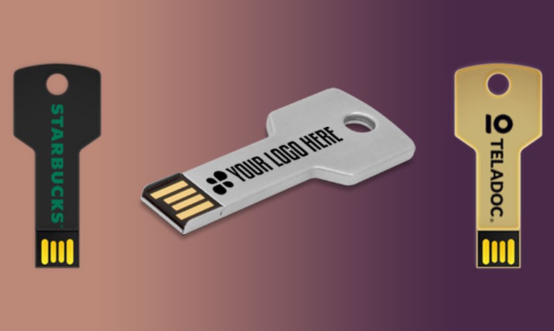 Custom Key Shaped USB Flash Drive