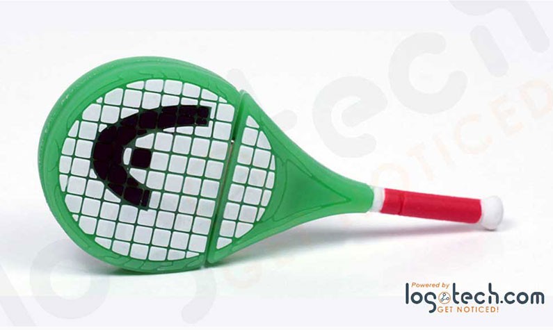 Custom Tennis Racket USB Flash Drive 