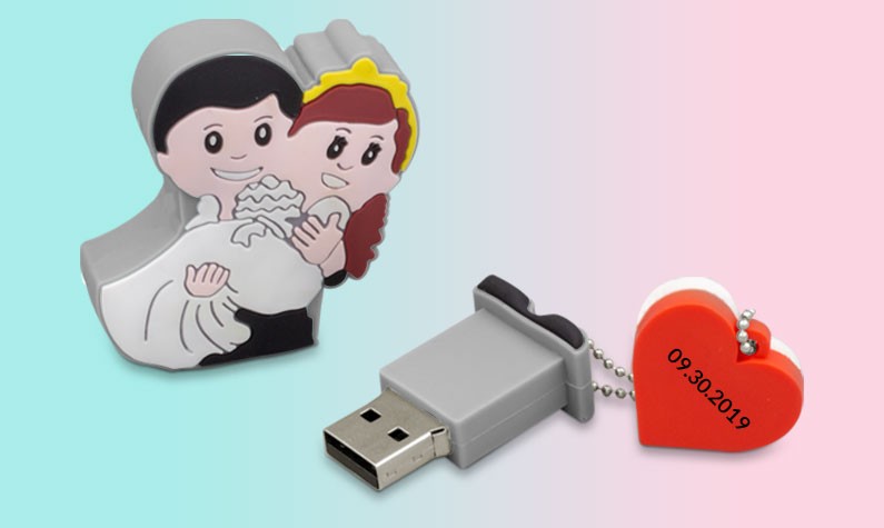Custom Wedding USB Flash Drive