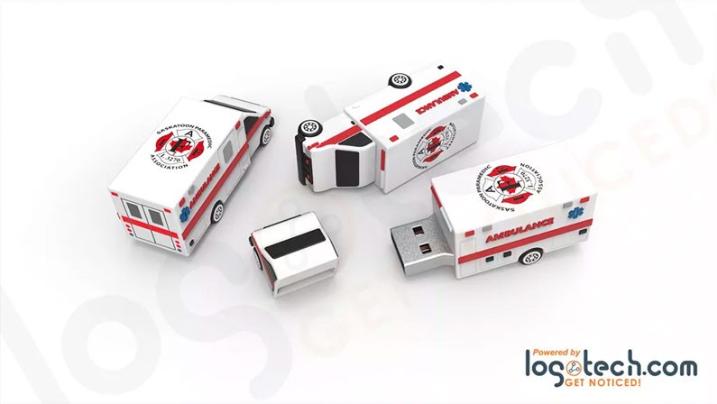 Custom Ambulance USB Flash Drive
