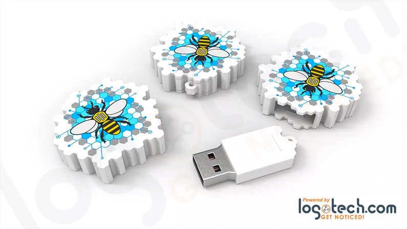 Custom Beehive USB Flash Drive