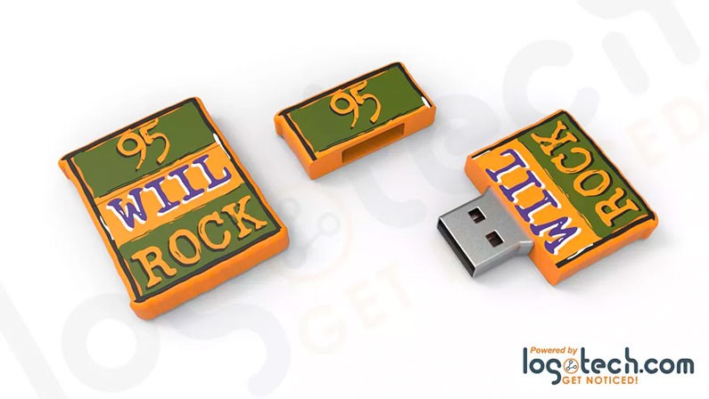 Custom Will Rock USB Flash Drive