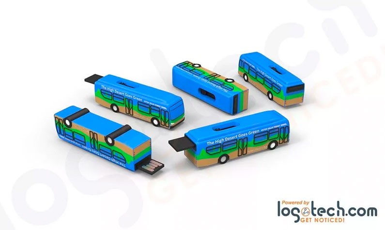 Custom Bus USB Flash Drive