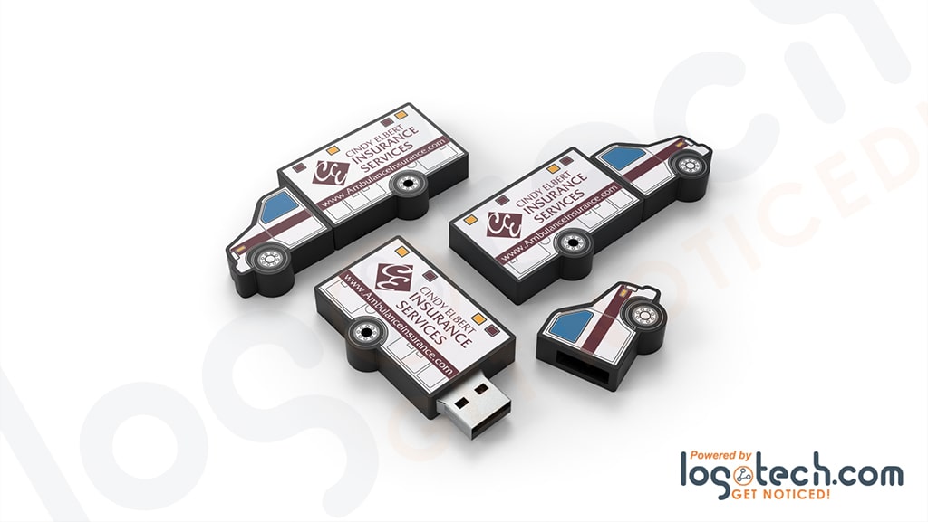 Custom 2D Ambulance USB Flash Drive
