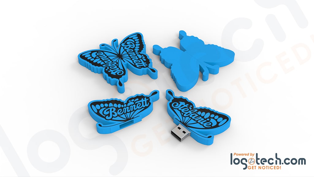 Custom Butterfly USB Flash Drive