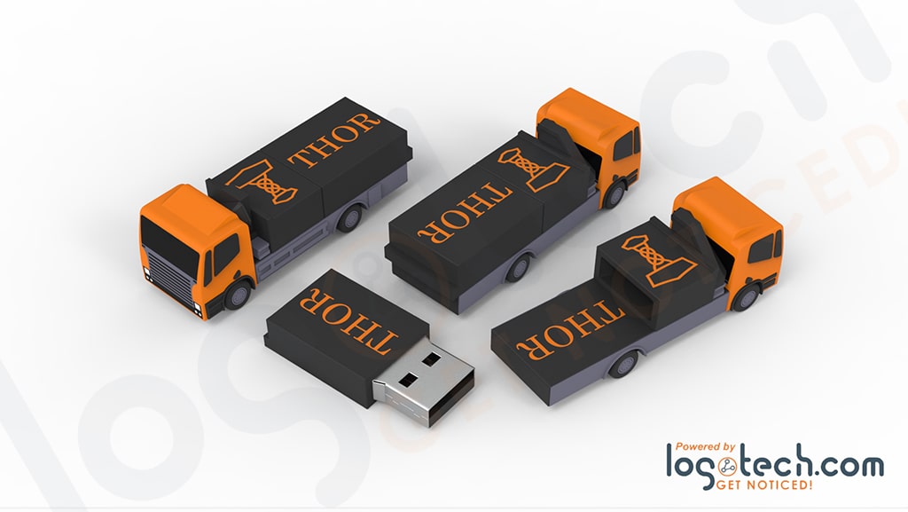 Flatbed Truck USB Flash Drive