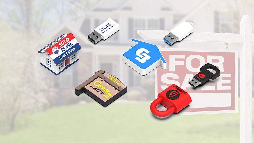 USB Flash Drives for Real Estate Promotions 