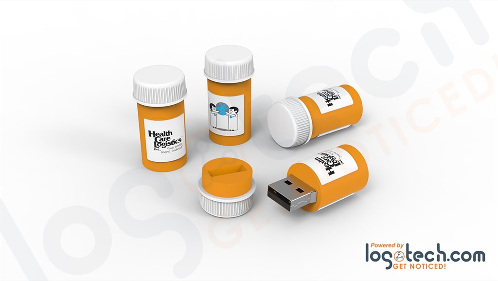 Rx Pill Bottle USB Flash Drive 