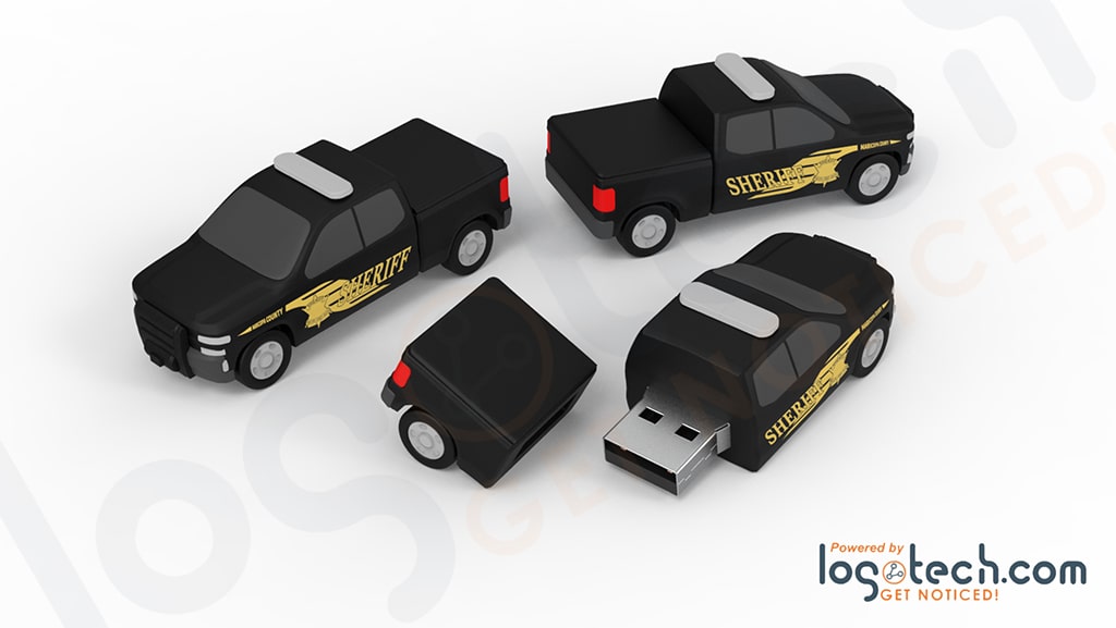 Police Truck USB Flash Drive